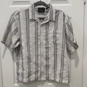 Massive Luxury Black and Off White Striped Shirt